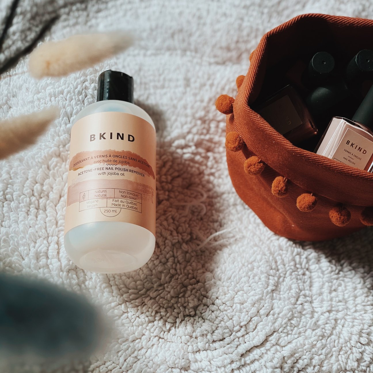 BKIND - Dissolvant à vernis à ongles non toxique - Végétalien - Soins mains | Samara & Co