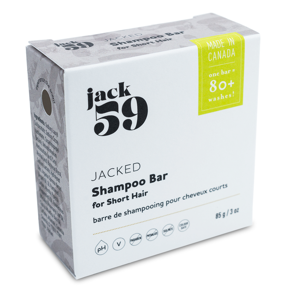 JACK59 - "Jacked 3 in 1" Shampoo Bar - Eliminates 3 plastic bottles
