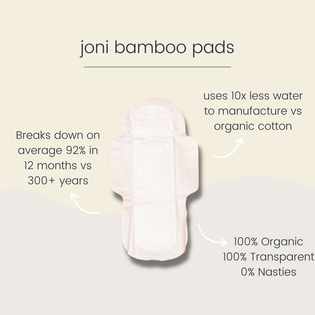 JONI - Serviette hygiénique - Bamboo organique  •  NUITÉE - Produits menstruels | Samara & Co
