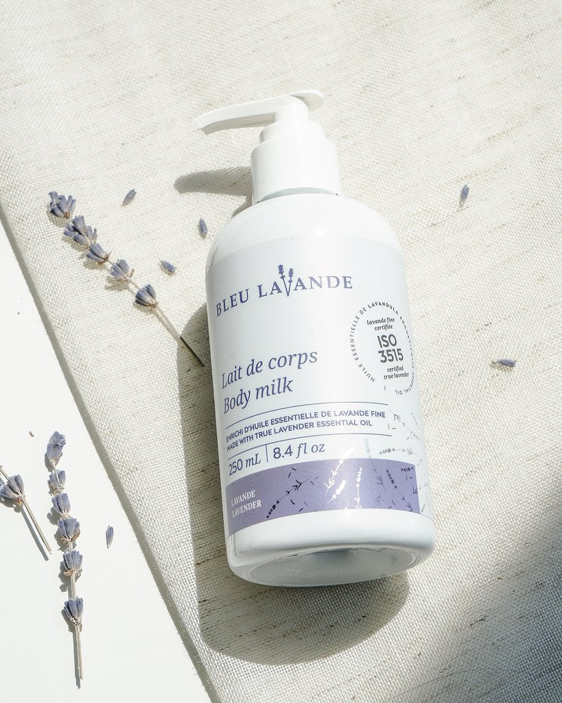 BLEU LAVANDE - Lait de corps Lavande hydratant naturel - Soins corps | Samara & Co