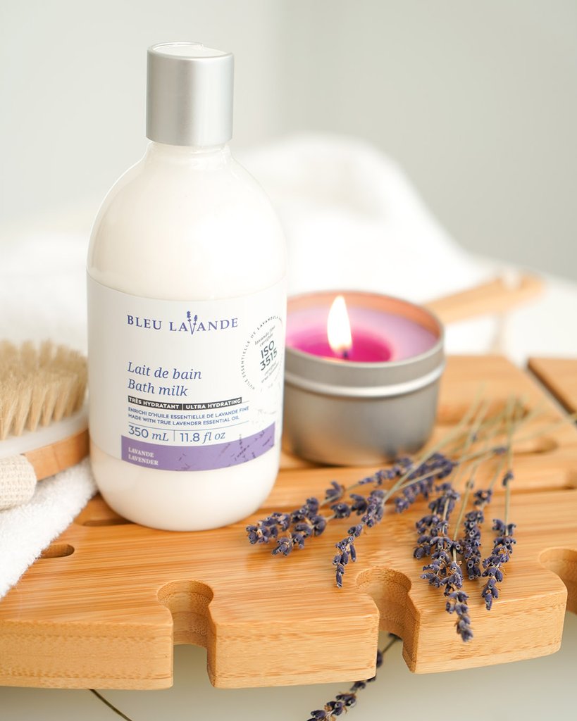 BLEU LAVANDE - Lait de bain hydratant naturel - Soins corps | Samara & Co
