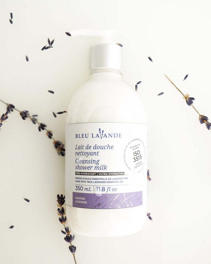 BLEU LAVANDE - Lait de douche nettoyant - apaisant et naturel - Soins corps | Samara & Co