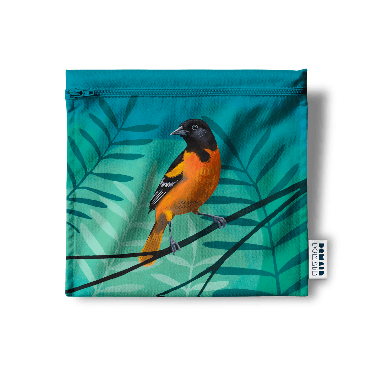 DEMAIN DEMAIN - Sac réutilisable pour aliments - Fait de bouteilles de plastique recyclées •  Oiseaux par Marie-Ève Turgeon