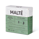MALTÉ - Savon naturel hydratant beurre de karité et drêche de microbrasseries • Boisé