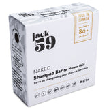 JACK59 - Barre de shampoing "Naked"- Élimine 3 bouteilles en plastique