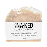 BUCK NAKED - All Natural Soap Bar  • Oatmeal + Almond Milk Soap