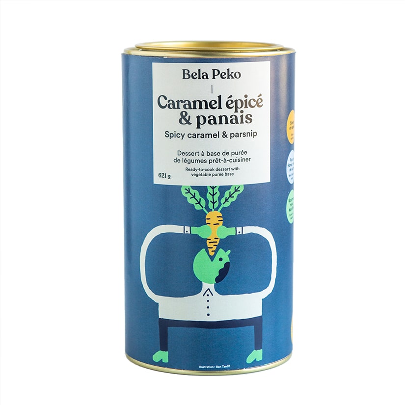 BELA PEKO - Caramel épicé & Panais - Préparation dessert au caramel épicé à base de purée de panais