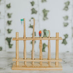 OLA BAMBOO - Porte-brosses à dents en bambou - Accessoires soins | Samara & Co