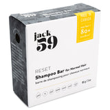 JACK59 - Barre de shampoing au charbon "Reset"- Élimine 3 bouteilles en plastique