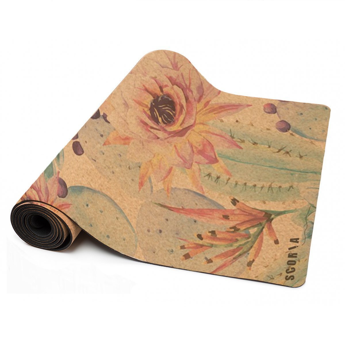 SCORIA WORLD - Tapis de yoga en liège - naturellement anti-microbien •  Botaniques 4.5MM - Tapis de Yoga | Samara & Co