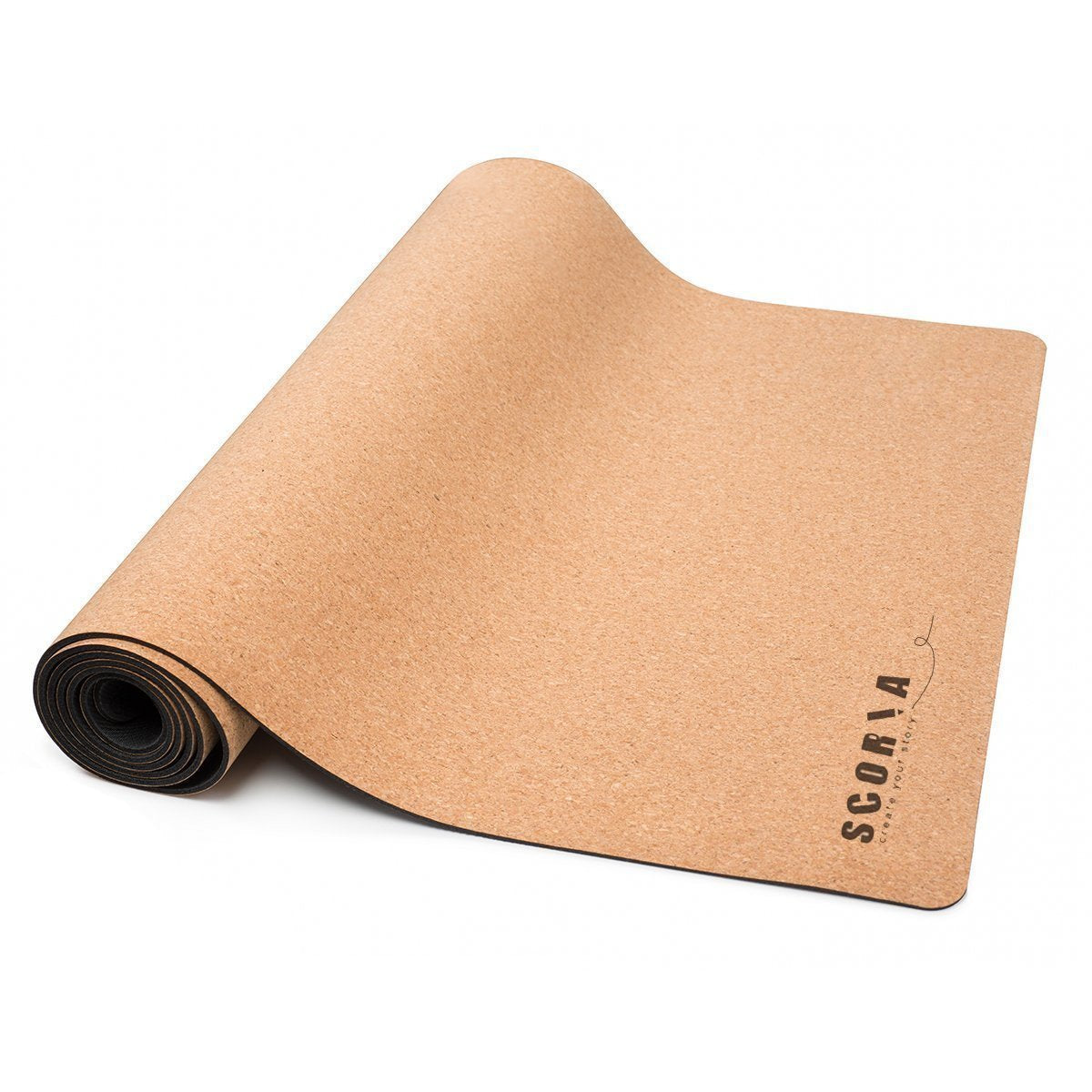 SCORIA WORLD - Tapis de yoga en liège - naturellement anti-microbien •  L'indispensable 3.5MM - Tapis de Yoga | Samara & Co