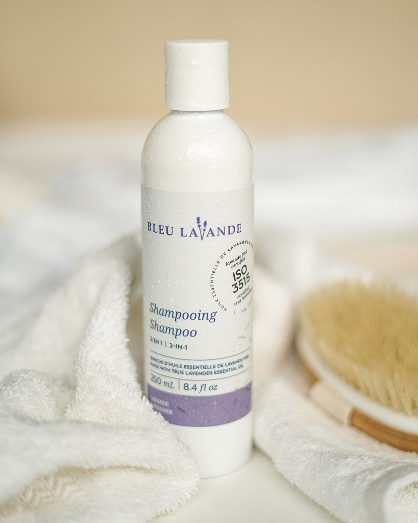 BLEU LAVANDE - Shampooing hydratant naturel 2 en 1 Lavande - Soins cheveux | Samara & Co