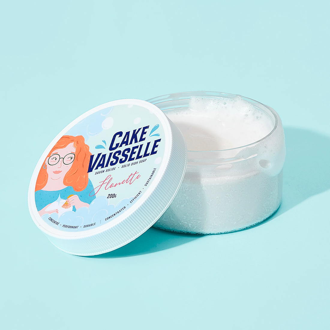 FLONETTE - Cake vaisselle - Savon solide - Produits nettoyants | Samara & Co