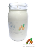 SAMARA & CO - Chandelle à base de cire de soya naturelle - Tropical - Accessoires Maison | Samara & Co